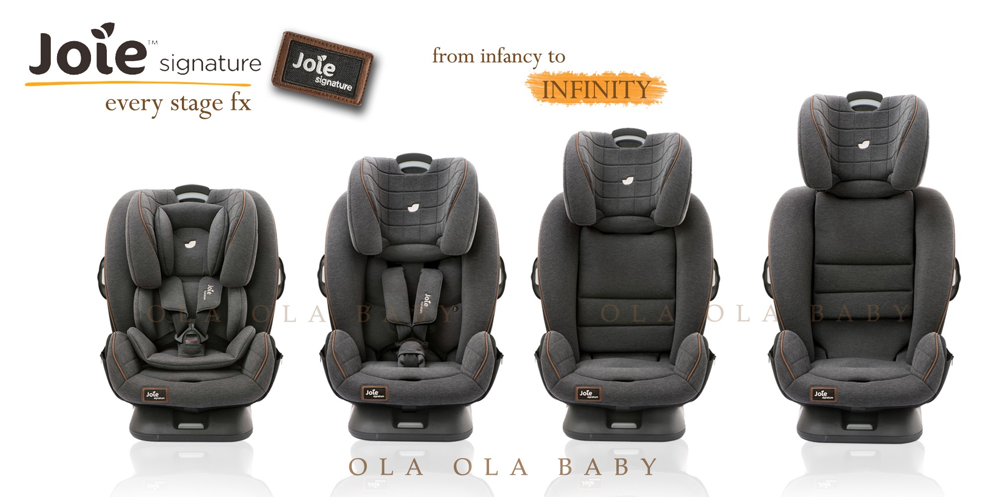 JOIE EVERY STAGE FX SIGNATURE CAR SEAT - NOIR | OLA OLA BABY